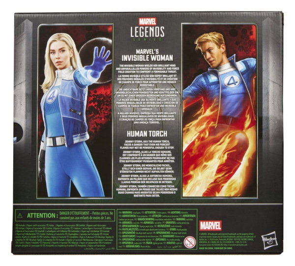Avengers: Doomsday Marvel Legends Action Figure 2-Pack Marvel's Invisible Woman & Human Torch 15 cm 1