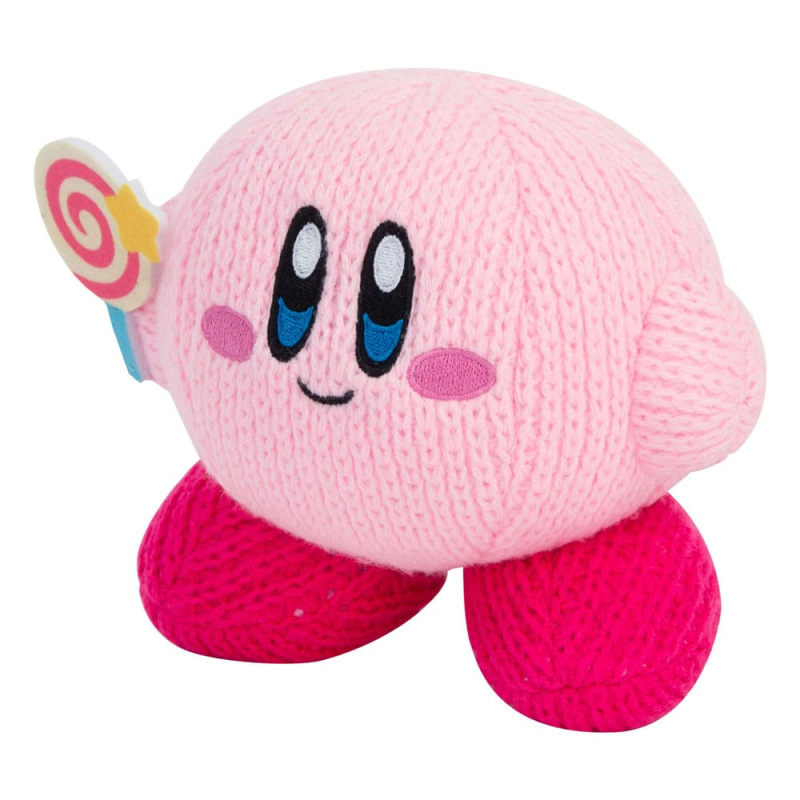 Kirby Nuiguru-Knit Plush Figure Kirby with Invincible Candy Wand 5