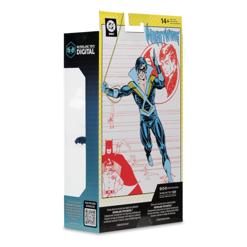 DC Direct McFarlane Toys Digital Action Figure Nightwing (Teen Titans) 18 cm 8