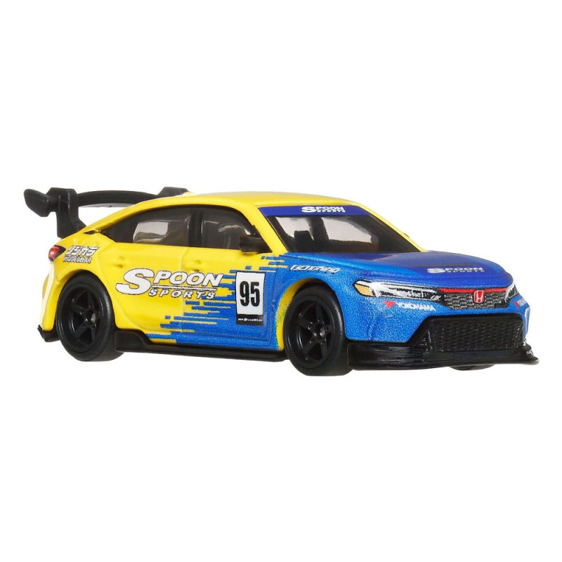Hot Wheels Premium Car Culture Diecast Vehicle 2-Pack 1/64 '99 Honda Civic Type R (EK9) & Honda Civi 11