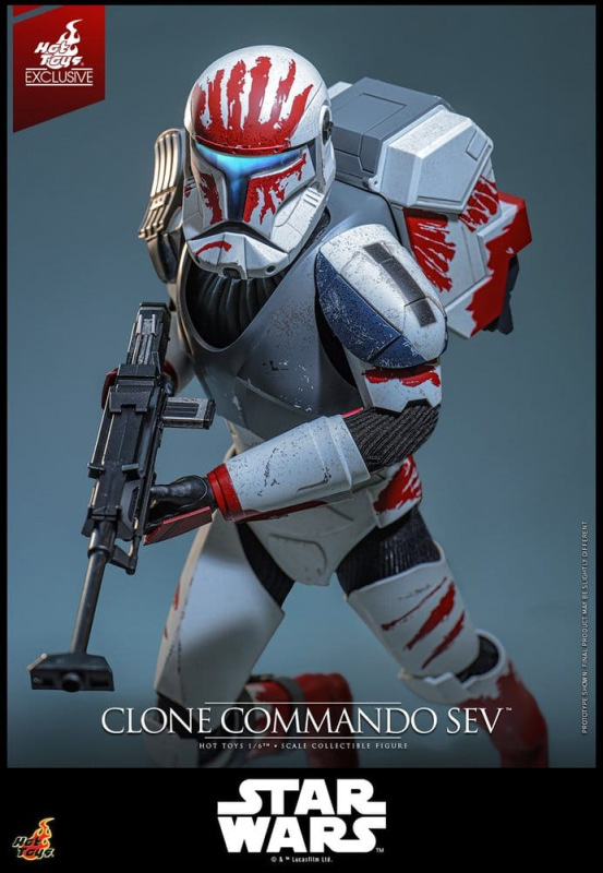 Star Wars: The Clone Wars Television Masterpiece Action Figure 1/6 Clone Commando Sev (Hot Toys Excl 4