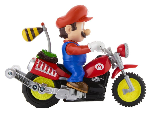 The Super Mario Galaxy Movie Hot Wheels RC Vehicle Mario Wheelie Motocross 12