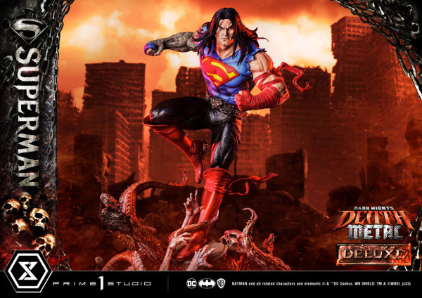 Dark Nights: Death Metal Statue 1/3 Death Metal Superman Deluxe Ver. 94 cm 11