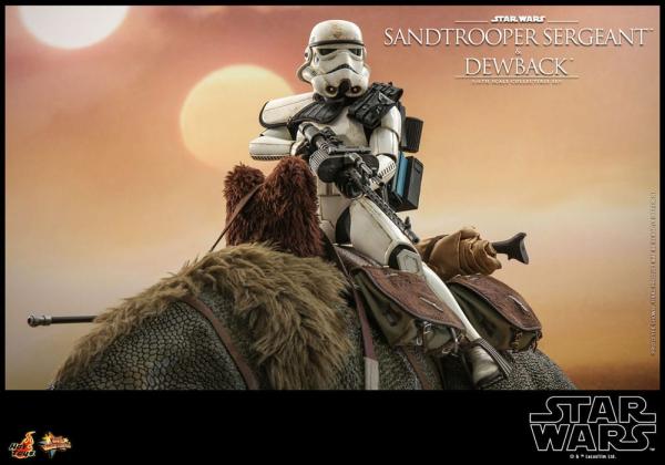 Star Wars Episode IV: Sandtrooper Sergeant & Dewback 1/6 Action Figure - Hot Toys