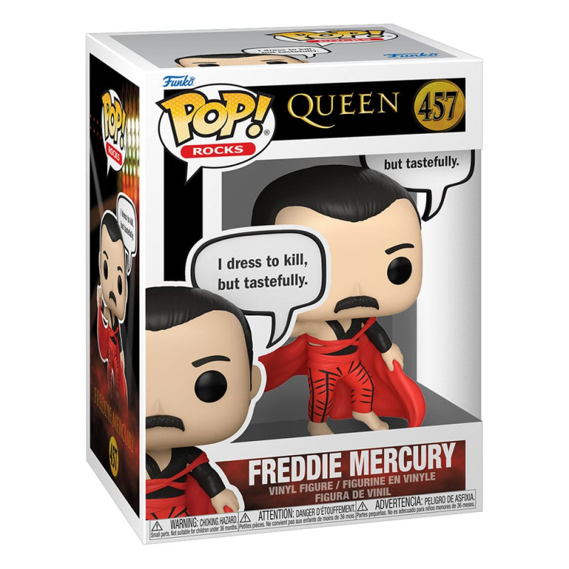 Queen POP! Rocks Vinyl Figur Freddie Mercury (I Dress to Kill) 9 cm 1