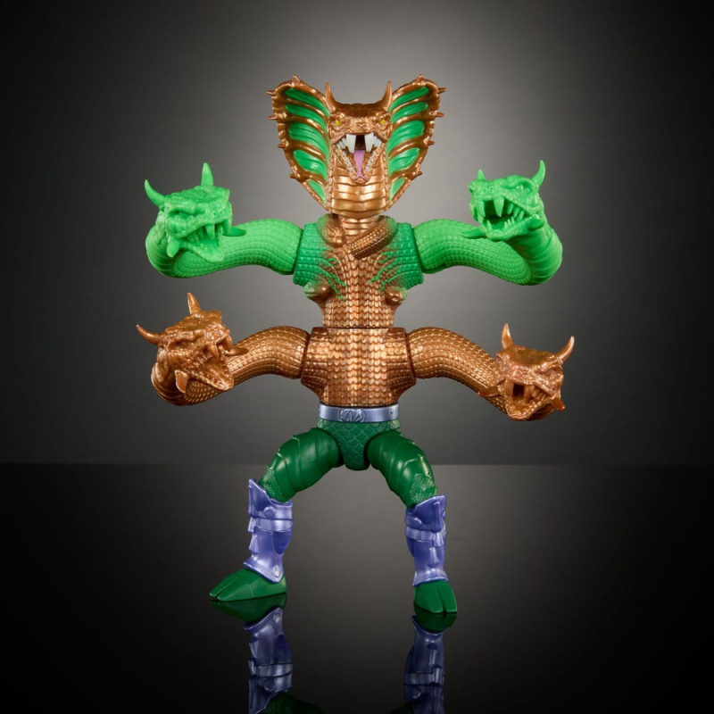 MOTU x TMNT: Turtles of Grayskull Deluxe Action Figure King Hiss 14 cm 1