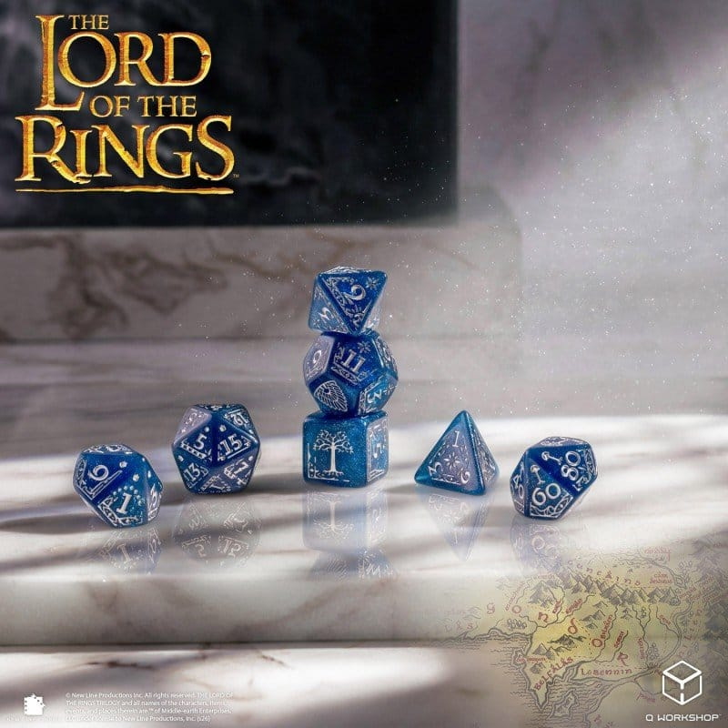 The Lord of the Rings Dice Set of 7 Gondor 4