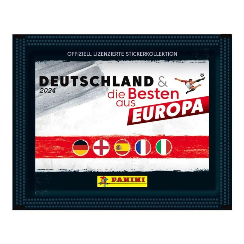 DFB Deutschland 2024 und die Besten aus Europa Sticker Collection Display (50) *German Version*