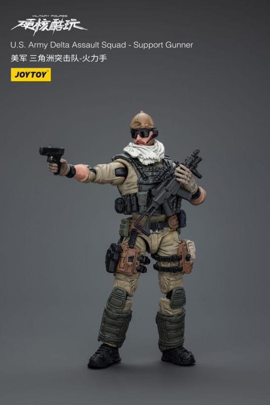 Hardcore Coldplay Action Figure 1/18 U.S. Army Delta Assault Squad Support Gunner 11 cm 3