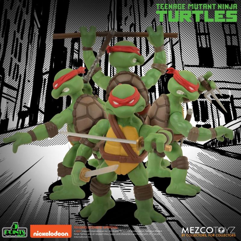 Teenage Mutant Ninja Turtles Action Figures Teenage Mutant Ninja Turtles Deluxe Set 8 cm