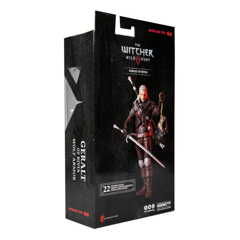 The Witcher 3: Wild Hunt Action Figure Geralt of Rivia (Wolf Armor) 18 cm 9