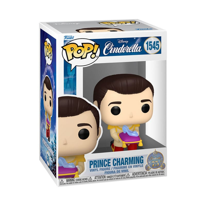 Cinderella 75th Anniversary POP! Disney Vinyl Figure Prince C 9 cm 1