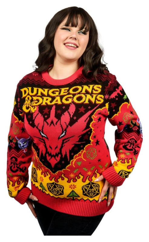 Dungeons & Dragons Christmas Sweater Size L 4