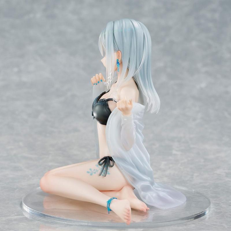 Original Character PVC Statue 1/7 Silver-Haired Girl Sky Blue Morning Special Outfit Ver. by Fuumi I