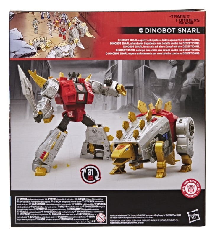 The Transformers: The Movie Studio Series Leader Class Action Figure Dinobot Snarl 20 cm 1