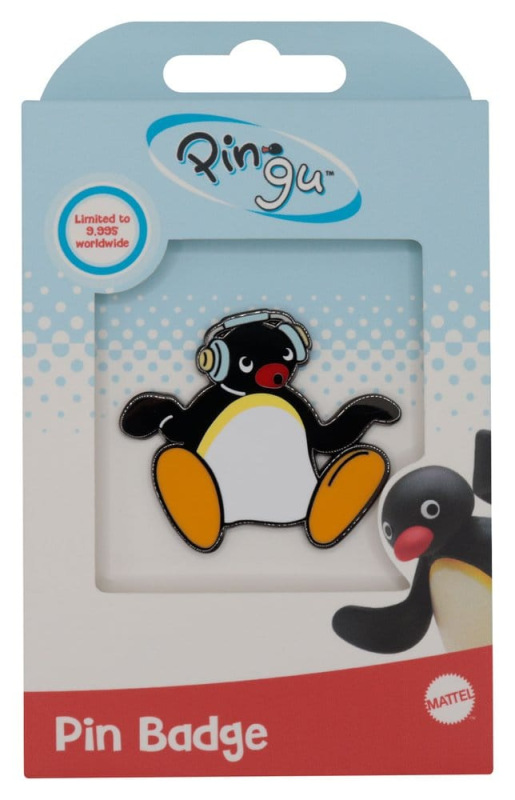 Pingu Pin Badge Headphones Limited Edition 2
