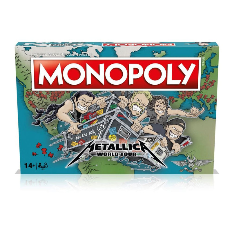 Metallica Monopoly Metallica World Tour