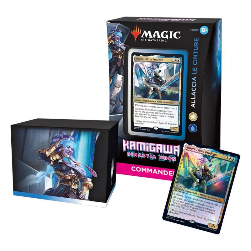 Magic the Gathering Kamigawa: Neon Dynasty Commander Decks Display (4) italian