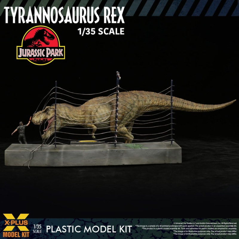 Jurassic Park Plastic Model Kit 1/35 Tyrannosaurus Rex 42 cm 11