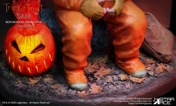 Trick R Treat Diorama Resin Statue Sam DX 18 cm 3