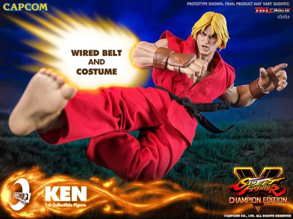 Street Fighter: Ken Masters 1/6 Action Figure - Iconiq Studios