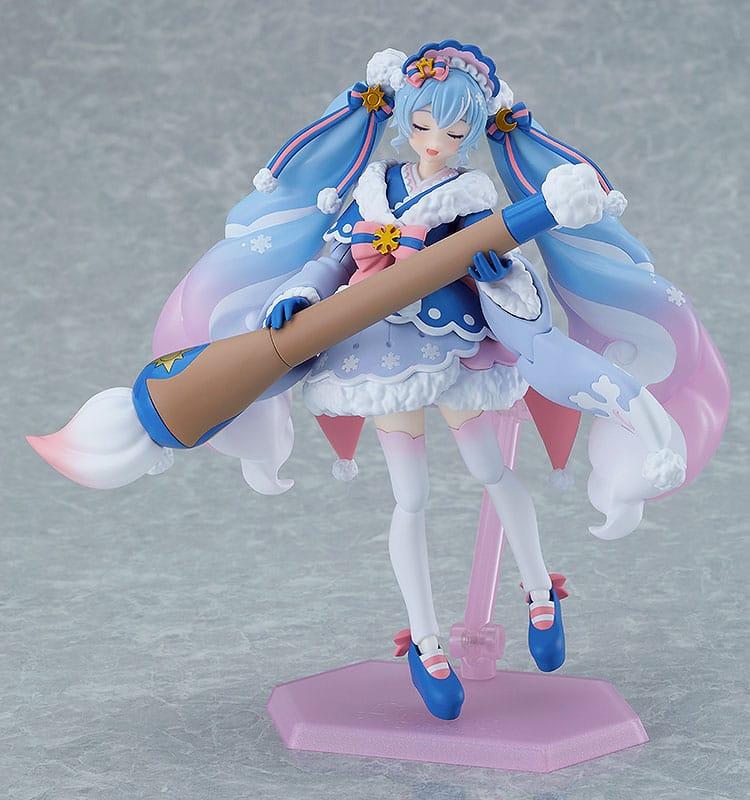 Character Vocal Series 01: Hatsune Miku Figma Action Figure Snow Miku: Serene Winter Ver. 13 cm