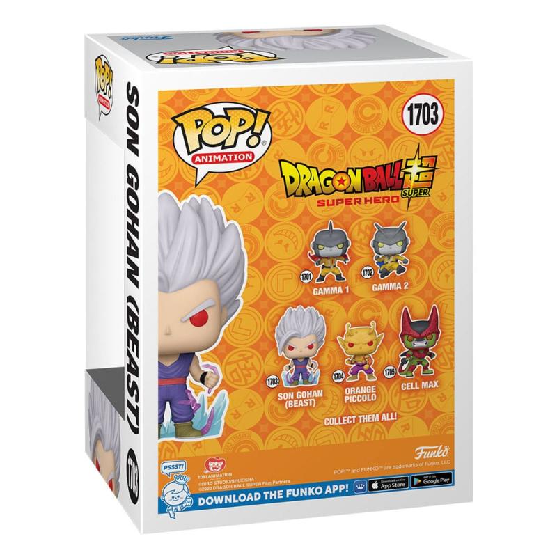 Dragon Ball Super: Super Hero POP! Animation Vinyl Figures Gohan UI w/CH(GW) 9 cm Assortment (6)