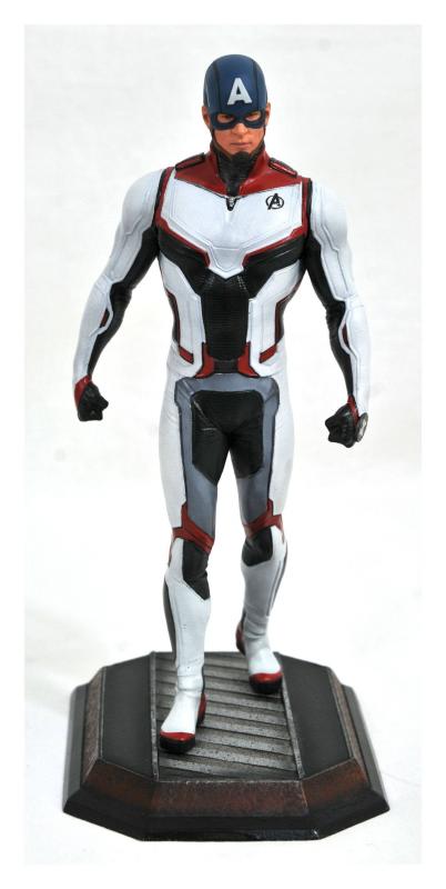 Avengers Endgame: Captain America Exclusive Team Suit - PVC Statue 23 cm - Diamond Select