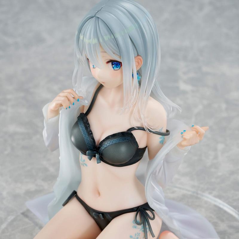 Original Character PVC Statue 1/7 Silver-Haired Girl Sky Blue Morning Special Outfit Ver. by Fuumi I