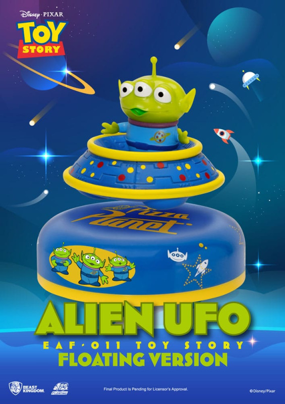 Toy Story Egg Attack Floating Model Alien UFO 6 cm 2