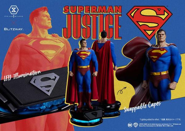 DC Comics Premium Masterline Series Statue 1/4 Superman Justice Comics 57 cm 3