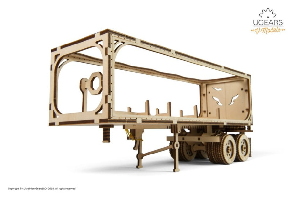 Ugears 3D Wooden Puzzle Trailer for Heavy Boy Truck VM-03 8