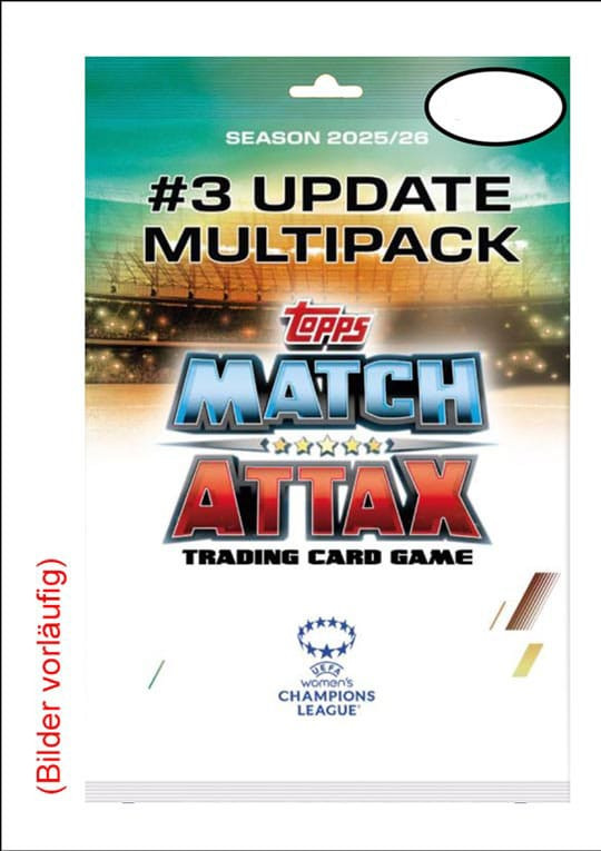 UEFA Women's Champions League Match Attax Trading Cards 2025/26 Mega Multipack Update Queens of Euro