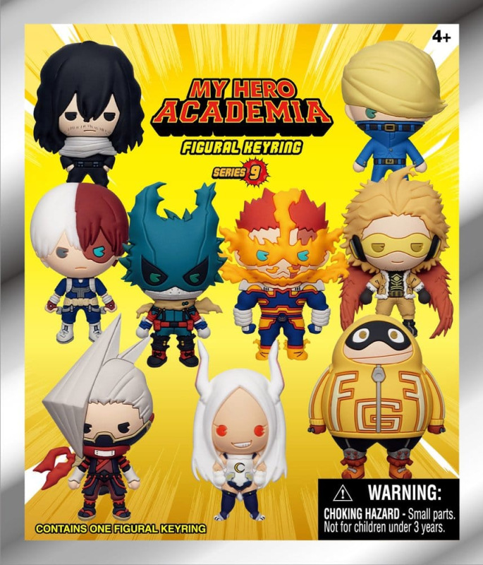 My Hero Academia 3D PVC Bag Clips Series 9 Blind Bag Display (24) 1
