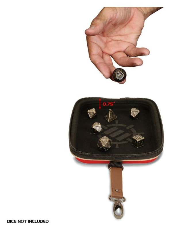 Enhance Board Game Dice Bag Designer Edition Red 3