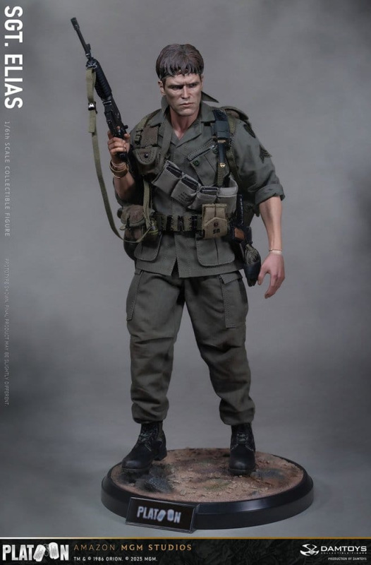 Platoon Action Figure 1/6 Sergeant Elias 30 cm 11