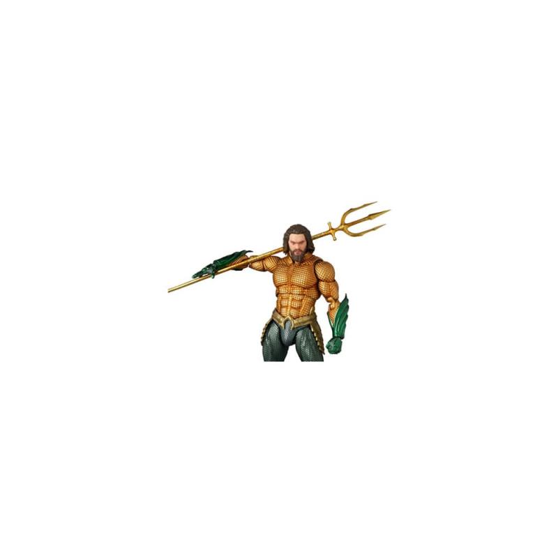 Aquaman Movie MAF EX Action Figure Aquaman Gold & Green Suit 16 cm 3