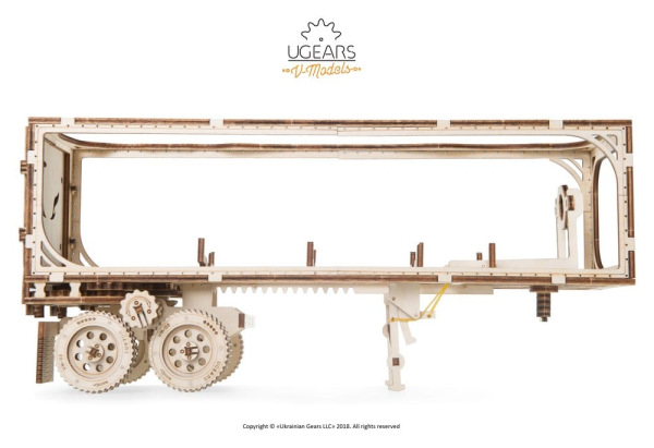 Ugears 3D Wooden Puzzle Trailer for Heavy Boy Truck VM-03 10