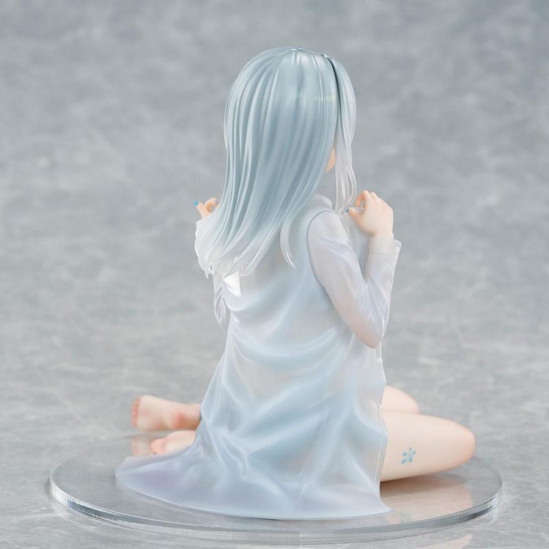 Original Character PVC Statue 1/7 Silver-Haired Girl Sky Blue Morning Special Outfit Ver. by Fuumi I