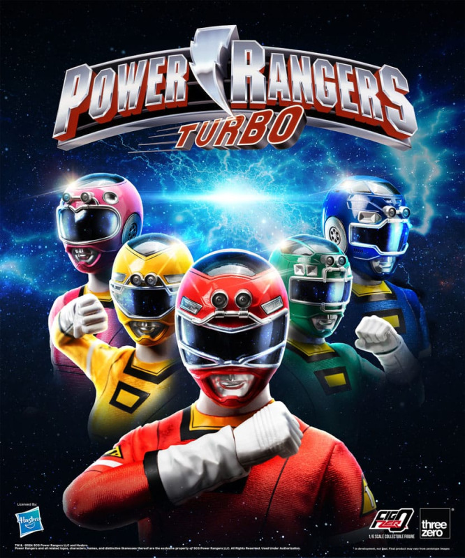Power Rangers Turbo FigZero Action Figures 1/6 5-Pack Turbo Power Rangers 30 cm 6