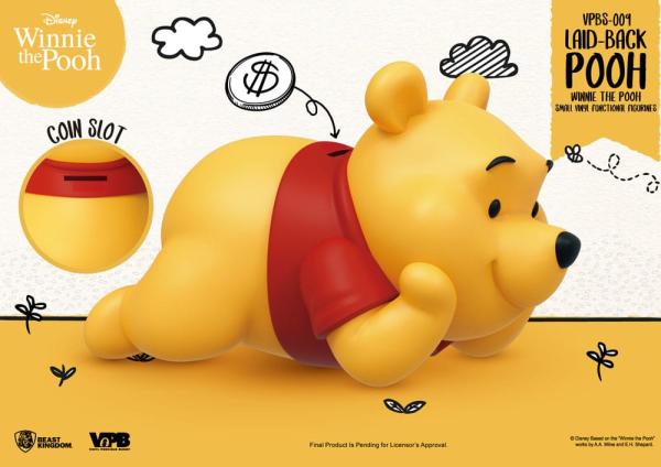 Winnie The Pooh Small Vinyl Bank laid-back Winnie 17 cm 5