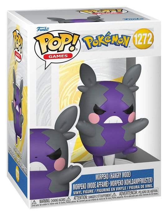 Pokémon POP! Games Vinyl Figure Morpeko(Hangry) 9 cm 1
