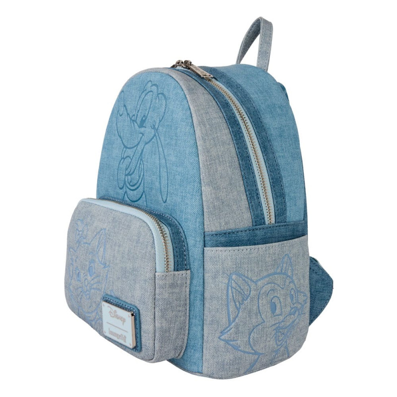 Disney by Loungefly Backpack Mini Faux Denim Dogs & Cats 1