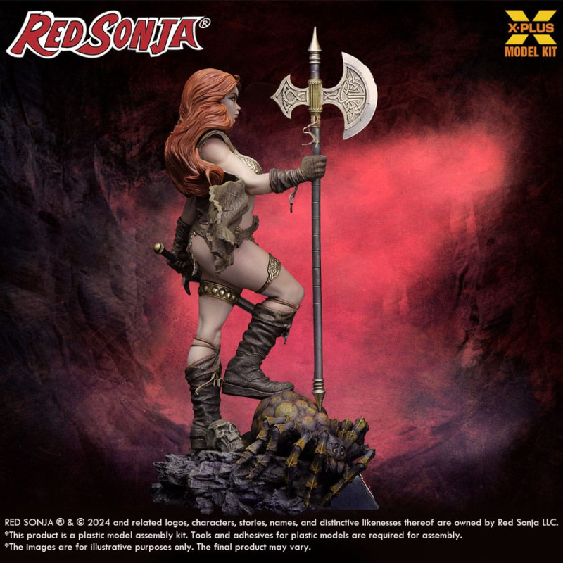 Red Sonja Plastic Model Kit 1/8 Red Sonja 27 cm 4