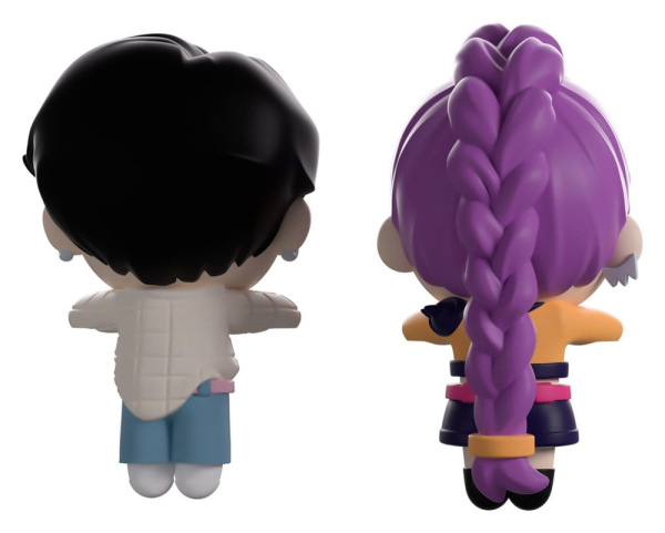 KPop Demon Hunters Vinyl Figures Jinu & Rumi Monitor Buddiez 6 cm 1