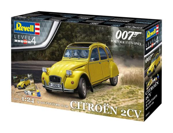 James Bond Model Kit Gift Set 1/24 Citroen 2 CV (For Your Eyes Only)