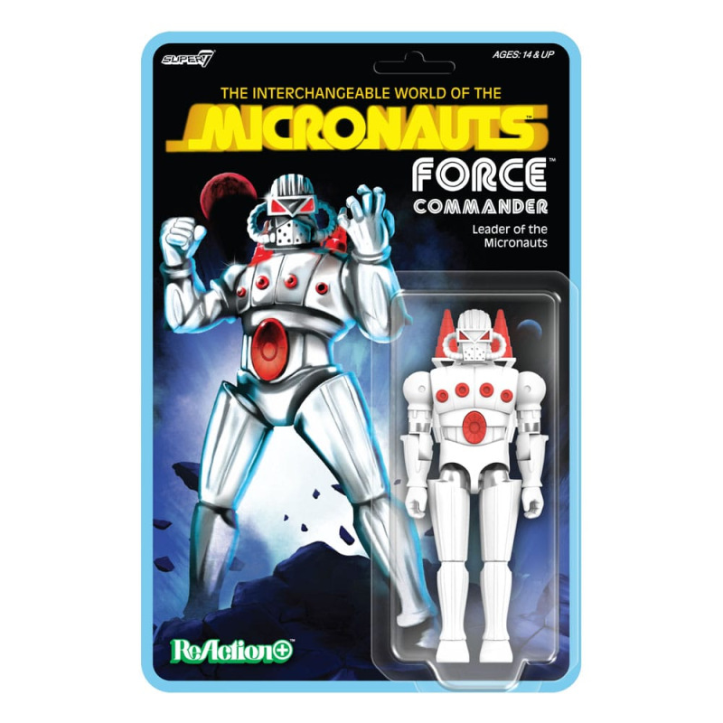 Micronauts ReAction+ Action Figure Force Commander 9 cm 1