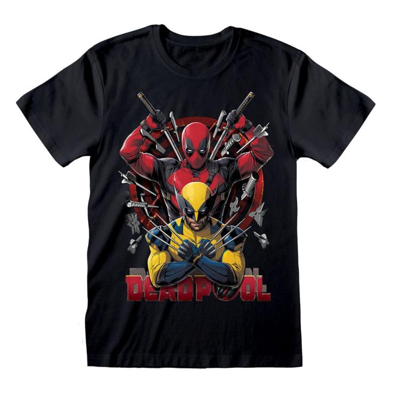 Deadpool T-Shirt Deadpool & Wolverine Weapons