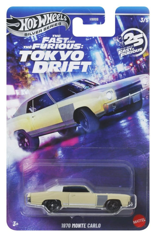 Fast & Furious Hot Wheels Silver Series Die-Cast Vehicles 1/64 979M Tokyo Drift Assortment (24) 12