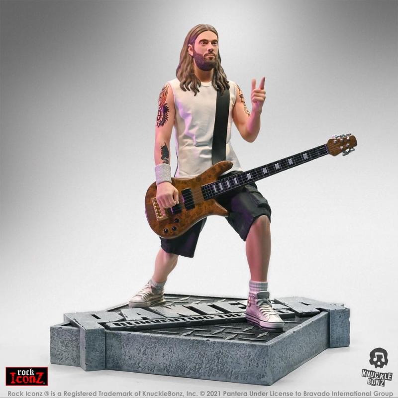 Pantera Rock Iconz Statue Rex Brown (Reinventing the Steel) 22 cm